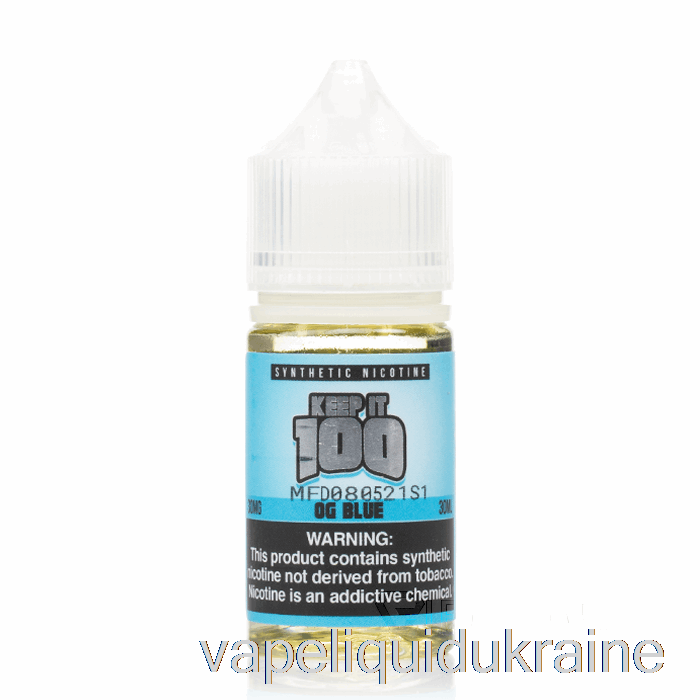 Vape Liquid Ukraine OG Blue Salts - Keep It 100 - 30mL 50mg